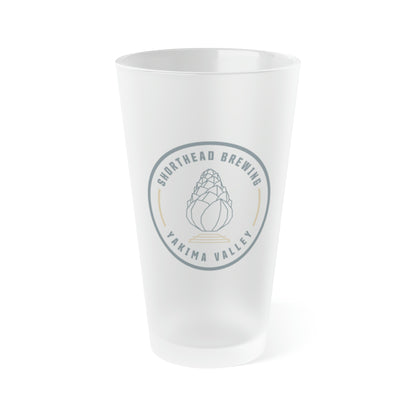 Frosted Pint Glass, 16oz